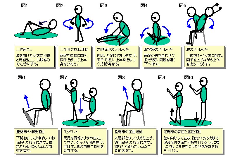 ストレッチ・筋力トレーニング