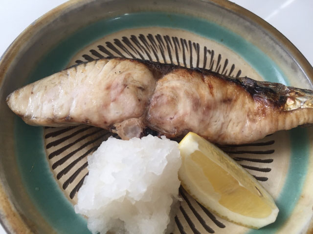 サワラの塩焼き