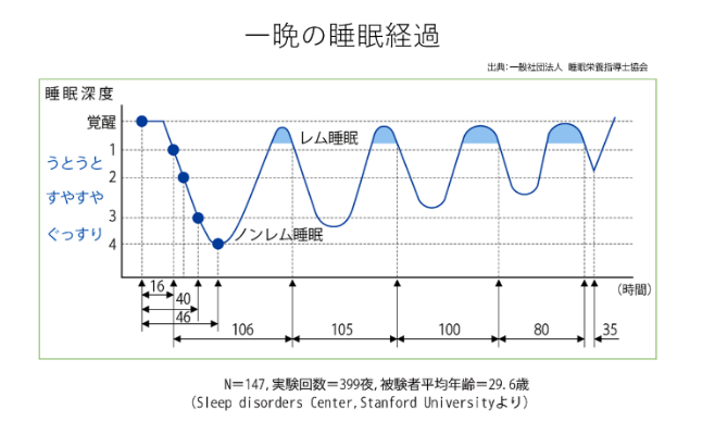 理想的な睡眠サイクルのポイント